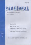 中国眼耳鼻喉科杂志